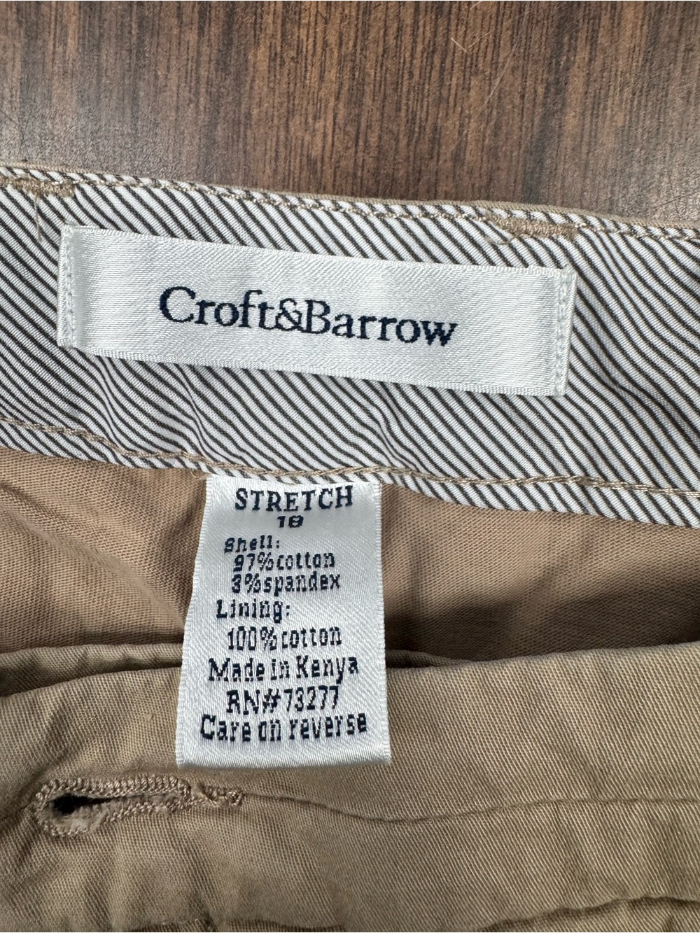 Croft & Barrow Tan Khaki Skort Size 10